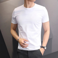 Sukan Lapang Wafel Lelaki Lengan Pendek Musim Panas T T-Shirt dengan Seluar Pendek Dua Helai Satu Se