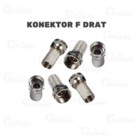 Konektor parabola kabel, konektor antena, konektor coaxial, konektor kabel TV, sambungan kabel parab