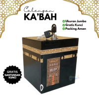 Celengan Kabah Gratis Kunci Ukuran Jumbo 20 x 15 cm