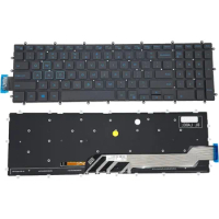 Replacement US laptop Keyboard Compatible for Dell Inspiron G3 15 3579 3779 G5 15 5587 G7 15 7588 Blue Backlit