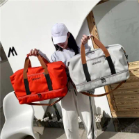 Large capacity Travel Bag Fashion Women Yoga Mat Fitness Gym Bag Waterproof Sport Handbag Shoulder Bag
