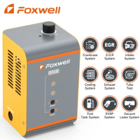 FOXWELL SD101 Car Smoke Leak Detector EVAP Fuel Pipe Smoke Leakage Locator 12V Automotive Smoke Generator Mechanical Tester