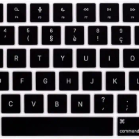 French AZERTY France Keyboard Cover Skin for MacBook Air 13 Inch 2022 M2 MacBook Pro 14 inch 2021 M1 Pro/Max &amp; MacBook Pro 16