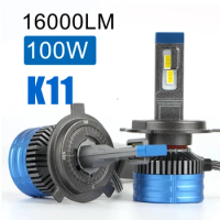 K11 CSP Chip Canbus Light Car H7 Led Headlight bulb Motorcycle H13 H4 High Low Beam 110W 16000LM Fan 6000k Auto Led Fog Lamp