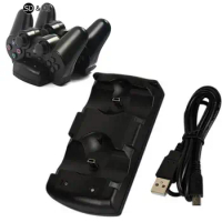 Black usb charger charging dock station for playstation 3 ps3 move controller