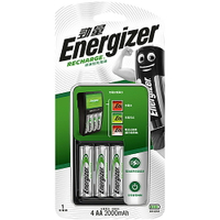 免運【Energizer勁量 】CHVCM4經濟型 充電器-附3號 4入2000mAh充電電池(即買即用)