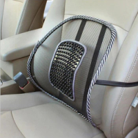 Car Seat Office Chair Massage Back Lumbar Support Mesh Ventilate Cushion Pad Black Mesh Back Lumbar Cushion For Car Driver