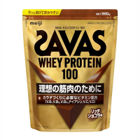 SAVAS 高級乳清蛋白100 (濃郁巧克力 / 朱古力味) 980克，meiji 乳清蛋白粉維他命 維生素 健身日本製明治 (平行進口)14327 