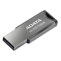 【ADATA 威剛】UV350 USB3.2 Gen1 隨身碟 128G(銀色)
