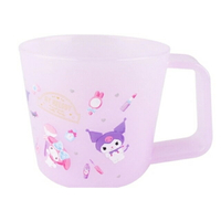 小禮堂 美樂蒂 酷洛米 兒童單耳塑膠杯 170ml (紫美妝款)
