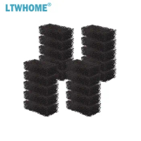 LTWHOME Replacment Carbon Foam Filter Pads Fish Tank Media Fits for Juwel Compact Super Filters/S