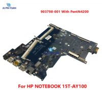 For HP NOTEBOOK 15T-AY100 Laptop Motherboard 903798-001 With PentN4200 Mainboard DBL50/CDL50 LA-D701P 903798-601