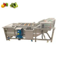 Bubble Washing Machine Olive Tomato Fruit Washing Soaking Apple Spraying Cleaning Machines Commercial Ozone Generator