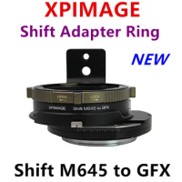 XPIMAGE Shift adapter ring for Fujifilm GFX Camera to Mamiya645 lens to Shift M645-GFX 50S2 50S 100S 50R 100S mark II Camera