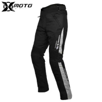 Men Wear-Resistant Motocross Pants Anti-Fall Motorcycle Protection Equipment Waterproof Biker Pants Reflective Motorcycle Pants
