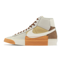 Nike 休閒鞋 Blazer Mid 77 Pro Club 男鞋 女鞋 灰 棕 麂皮 拼接 DQ7673-001