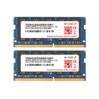 【v-color 全何】DDR4 ECC SO-DIMM 2666 64GB kit 32GBx2(伺服器記憶體)