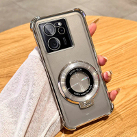 สำหรับ เคส Xiaomi Mi 13T Pro, TPU ชุบด้วยไฟฟ้า, กันกระแทก, พร้อมขาตั้ง, ฝาหลัง, เคสโทรศัพท์, เข้ากัน