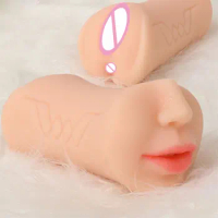 Male Masturbator 3 In 1 Realistic Vagina Sexy Toys For Men Pocket Pusssy Pussy Blowjob Masturbation No Vibrator Adults Sex Goods