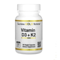 [พร้อมจัดส่ง] California Vitamin D3 5000iu+K2 100mg MK-7 เหมาะกับผู้ที่ไม่ค่อยได้รับแสงแดด วิตามินดี