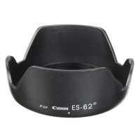 ES-62II ES-62 II Camera Lens Hood for Canon EOS 500d 550d 600d 650d 700d 100d EF 18-55mm 55-250mm 50mm F/1.8 II Lens ES-62II