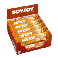【SOYJOY】大豆營養棒-水果起司口味30g(12入/盒-膳食纖維 無添加麵粉 不含膽固醇 能量補充)