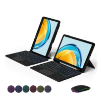 Touchpad Keyboard Backlit For Huawei Matepad SE 10.4 2022 AGS5-L09 AGS5-W09 Tablet Case For Matepad SE 10 4 Split Keyboard