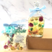 【A-ONE 匯旺】浮游花DIY材料包 乾燥花 永生花 安娜繡球 滿天星 花材 拍攝道具 佈置 裝飾 乾燥花 H31
