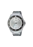 Casio MDV-107D-7A Men Analog Watch Silver Stainless Steel Strap