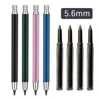 โลหะสำหรับตกแต่ง 2B/4B/6B/ไส้ดินสอ8B ร่างภาพ เครื่องเขียนสเตชันเนอรี การเขียนสำหรับเขียน ดินสออัตโนม