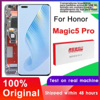 LCD Display Touch Screen For Honor Magic5 Pro LTPO OLED Digitizer Assembly Original 6.81" For Magic 5 Pro PGT-AN10, PGT-N19