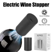 Kitchen Bar Tools Electric Wine Stopper Bottle Cap Plug Champagne Sealer Fresh Smart Wine Bottle Stopper