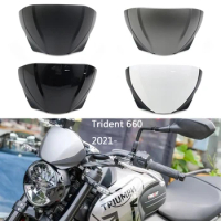 2021- New Motorcycle Front Screen Lens Windshield Fairing Windscreen Deflector For Trident660 trident 660 TRIDENT660