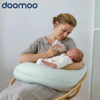 Doomoo 官方直營 有機棉舒眠月亮枕/孕婦枕(45色)