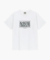 MARITHE FRANCOIS GIRBAUD CLASSIC LOGO TEE white L
