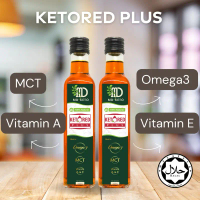 [MD Keto] Ketored  Plus Palm MCT Oil 250ml  keto red mct omega3 vitamin A & E  C8 low carb keto diet