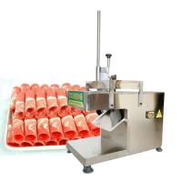 Desktop Frozen Meat Cutting Machine Automatic Beef And Mutton Rolls Slicer Machine Electric Meat Slicer Food Processor