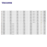 New 16pcs/Kit LED strips for PANASONIC TV TX 55DX600E TH 55DX650M TX 55AX630B TX 55DS500E TB5509M V0 00 TB5509M V1 00 550TV02