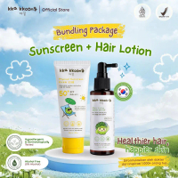 KKA KKOONG Bundle Hair Lotion 100mL & Physical Sunscreen 30g | SPF50 + PA++++ Perawatan Penyubur Ram