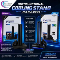 Dobe Kipas Pendingin Cooling Fan PS4 Slim Vertical Stand PS 4 Pro led 2