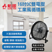 勳風16吋DC直流變頻雙電壓工業風循環扇/電風扇 落地扇(HFB-S0816)
