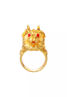 TOMEI TOMEI 【百战百胜】Dragon Men Ring, Yellow Gold 916