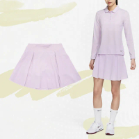 【NIKE GOLF】褲裙 Dri-FIT Golf 女款 淺紫 吸濕排汗 內置短褲 高爾夫球裙 小勾(DD0351-530)