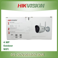 Hikvision IP Camera 4MP DS-2CV2041G2-IDW Outdoor WIFI Audio Fixed Bullet Network CCTV Camera