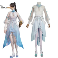 Game Naraka: Bladepoint Cosplay Qinghan Gu Cosplay Costume Justina Gu Cosplay Full Set Women Game Suit Adult Halloween Outfits