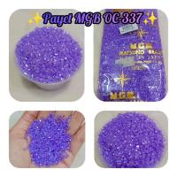 20gram Payet Bambu Jepang Asli MGB oc 337 Seri warna Ungu Bahan Payet Baju Pengantin