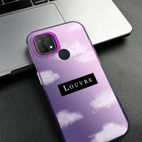 เคสโทรศัพท์, สำหรับ OPPO A15, A15S, A35 4G, Louvre Nuage, กึ่งโปร่งใส, บางเฉียบ, ฝ้า, เคส