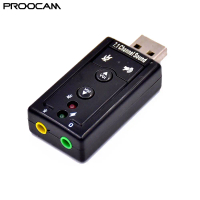 Proocam SCU-8 USB sound card USB7.1 Computer USB sound card Notebook Microphone