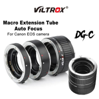 Viltrox DG-C Auto Focus Lens Adapter Ring Macro Extension Tube Ring for Canon Camera EOS 2000D 850D 77D Mark IV III 7DII 80D