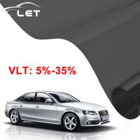 0.5*3m Black uv+insulation Car Window Tint Film VLT 5%-35% roll 1 ply Solar Protection Film